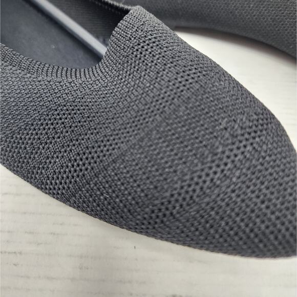 Black Flats Ballet Flats Pointed Toe Mesh Breathable Cushion Comfort Size 10 New - Picture 4 of 10